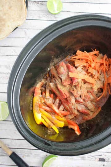 Slow Cooker Beef Fajitas (Gluten-Free)