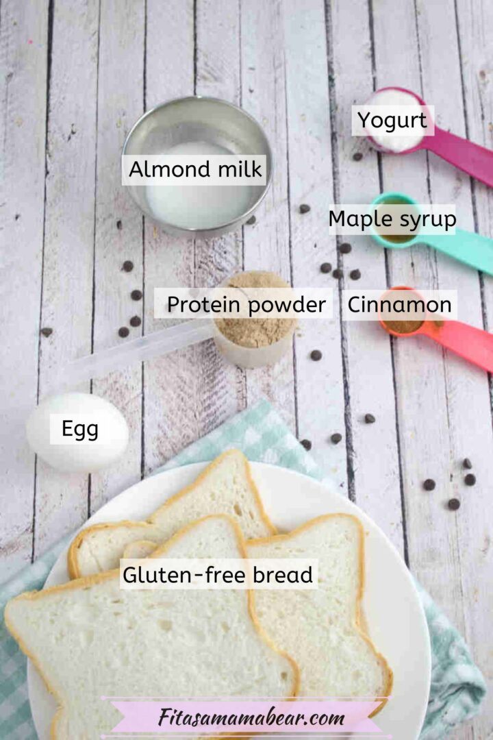 Chocolate Protein Powder French Toast (DairyFree)