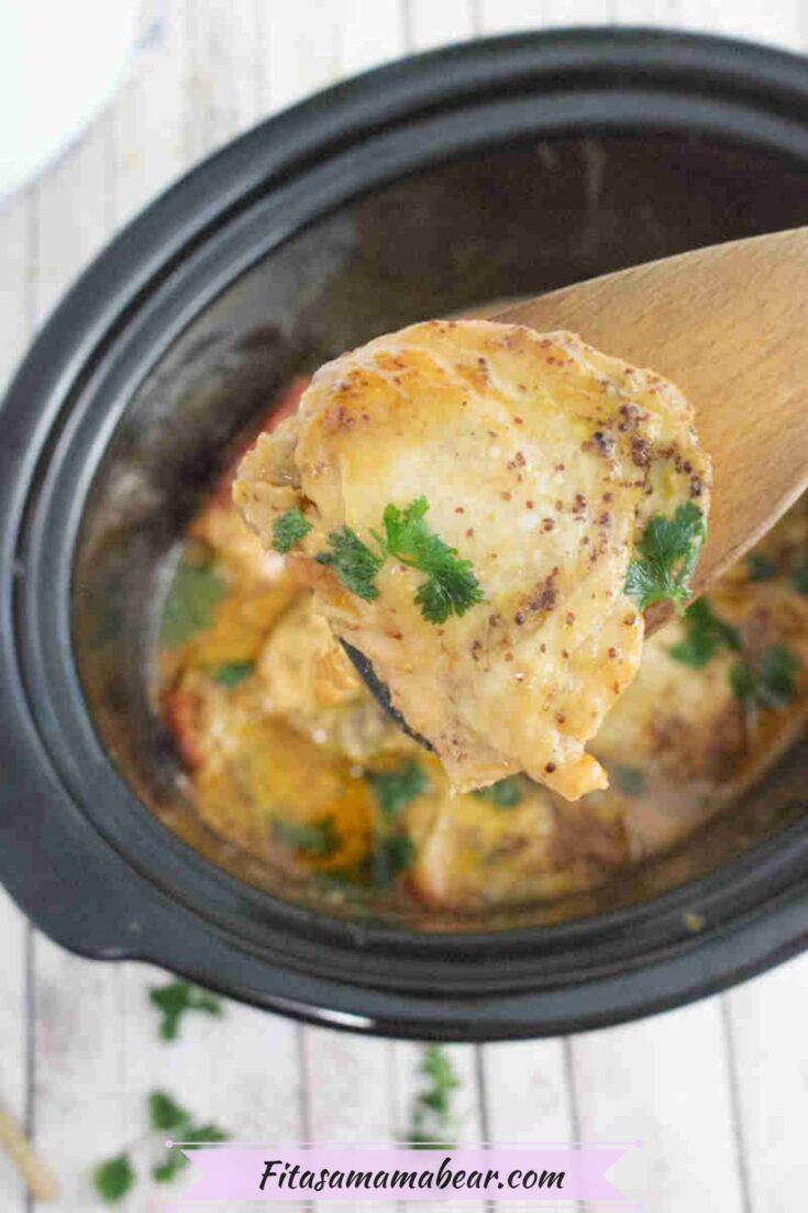 Slow Cooker Honey Mustard Chicken Thighs (GlutenFree)