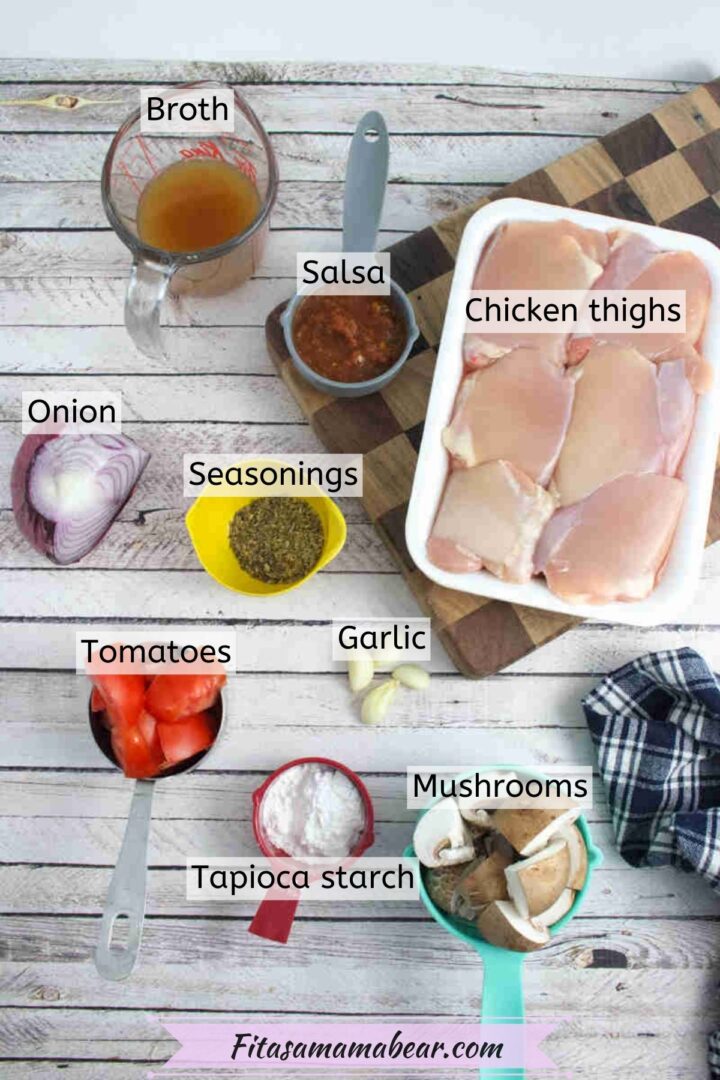 Slow Cooker Hunters Chicken (Dairy Free) Fit as a Mama Bear