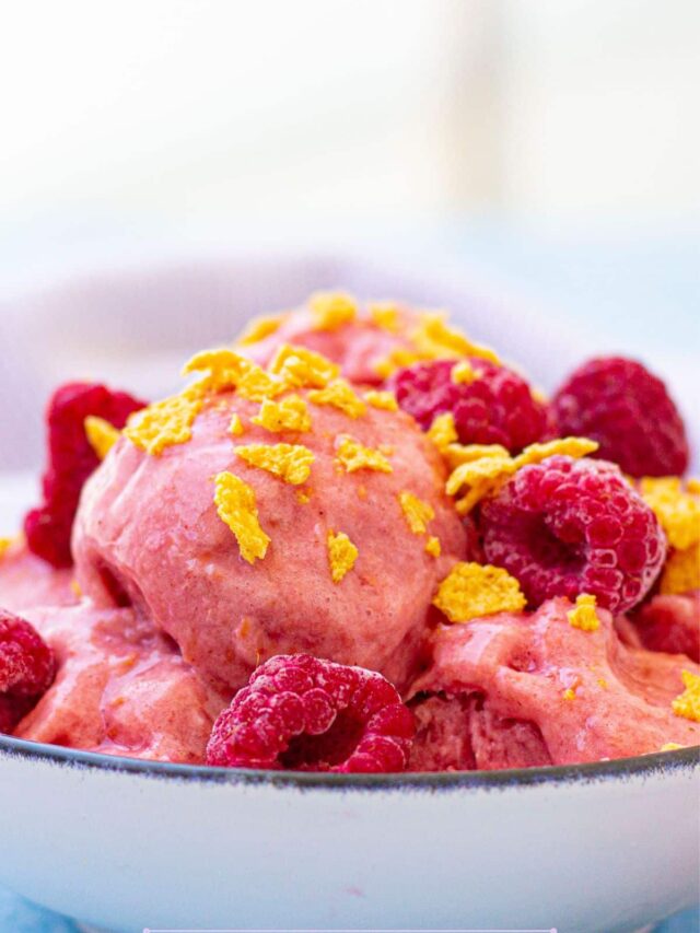 Strawberry Frozen Yogurt With a High Protein Twist Fit as a Mama Bear