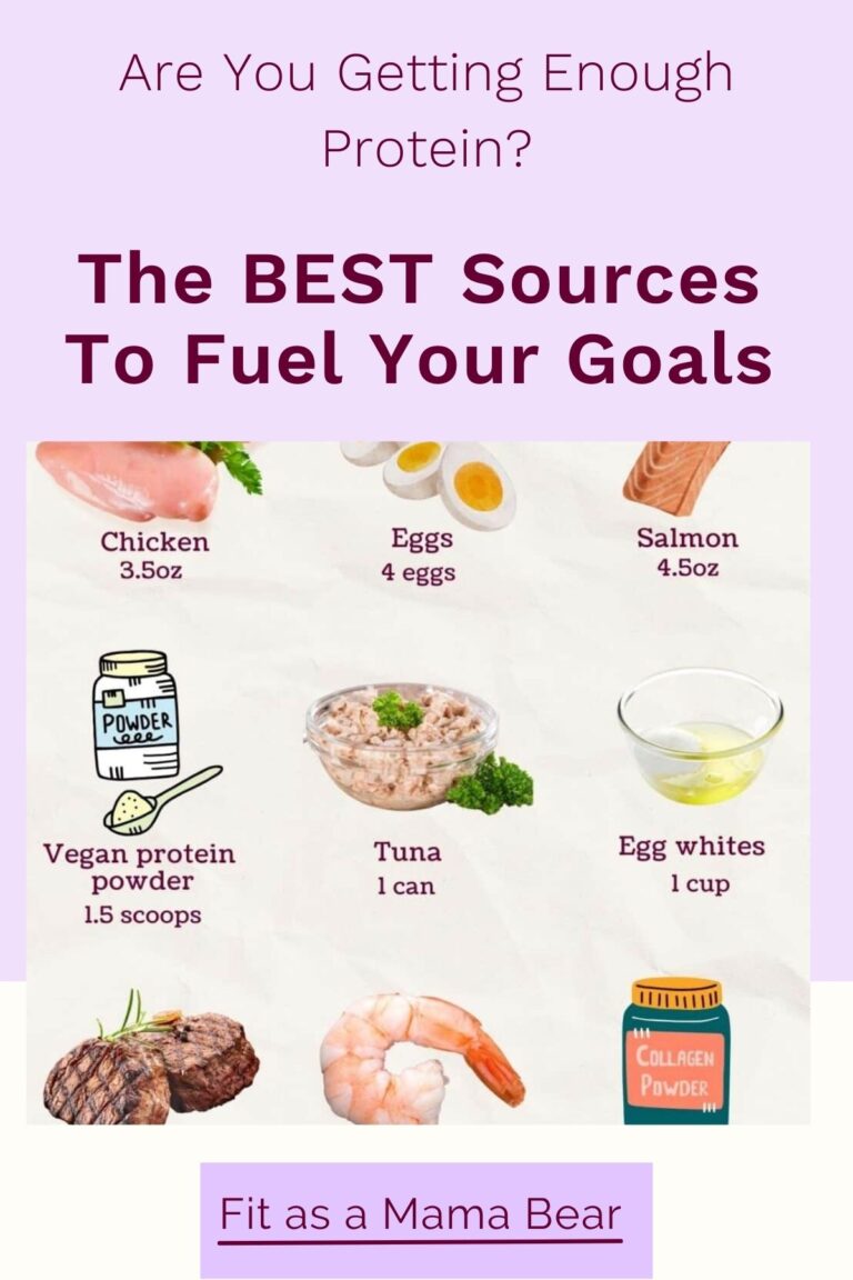 Protein Cheat Sheet [25 grams per serving] - Fit as a Mama Bear