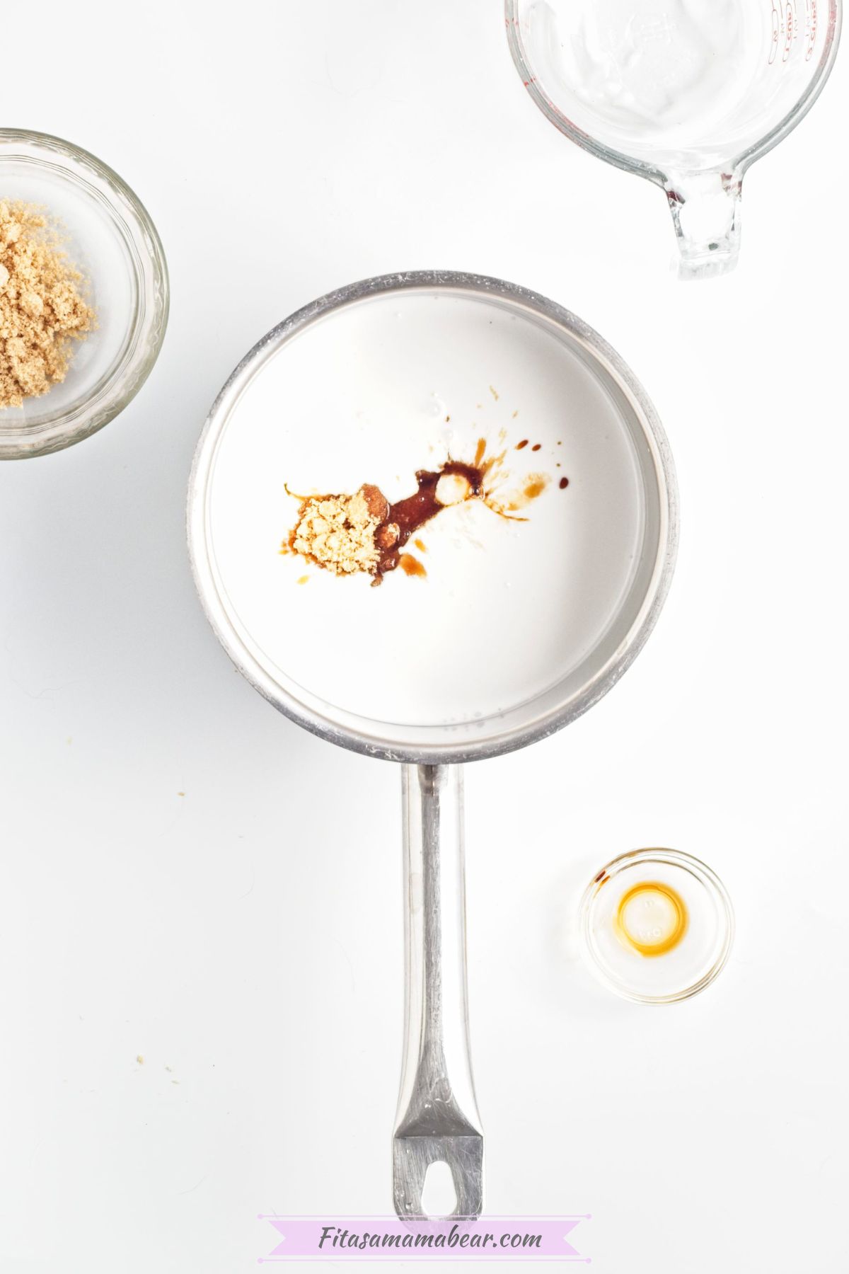 coconut milk and coconut palm sugar 
