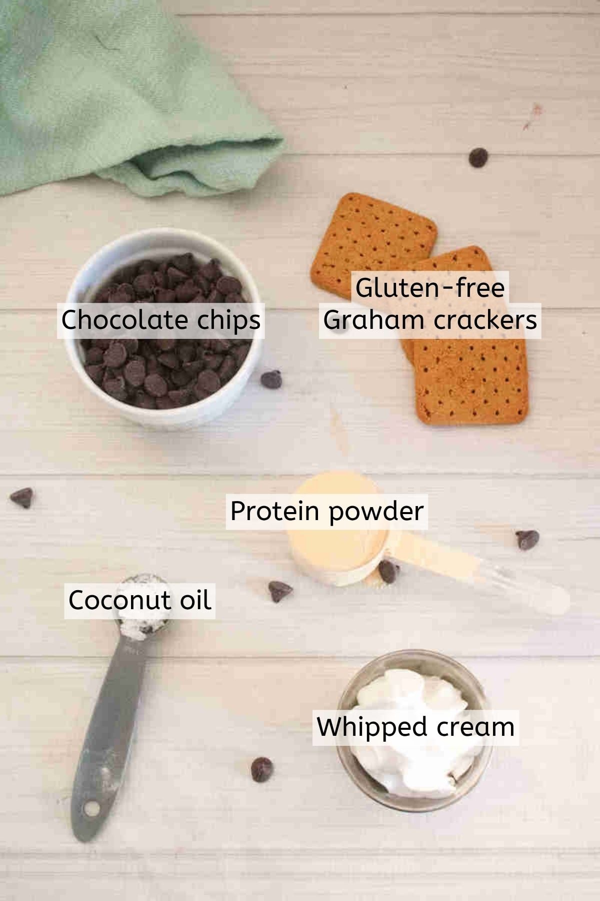 Ingredients for protein s_mores